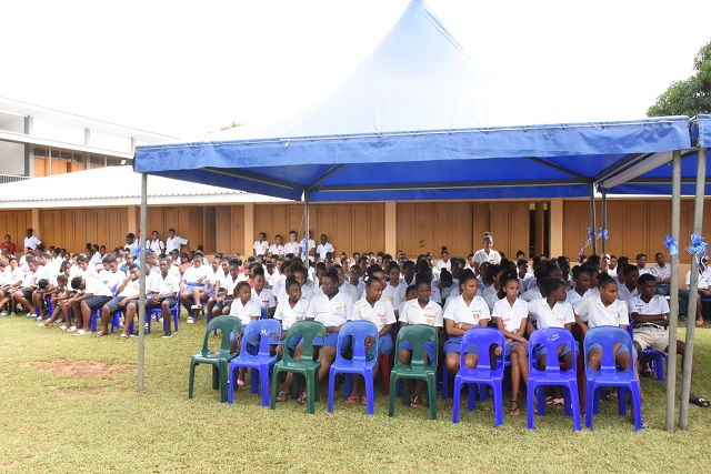 Seychellois students learning about alcohol dangers through British company’s theatrical initiative