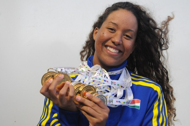 5 top golden athletes of Team Seychelles at Indian Ocean Island Games in Mauritius