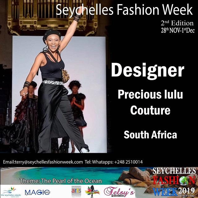 6 designers from South Africa who will be featured at Seychelles Fashion Week