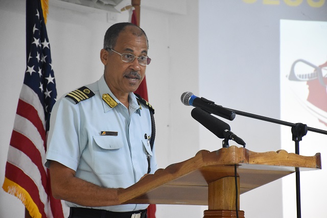 Regional maritime security exercise an opportunity to study best practices, Seychellois colonel says