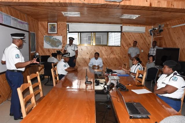 Seychelles and COVID-19: President shows support for security forces, gets update on response plans