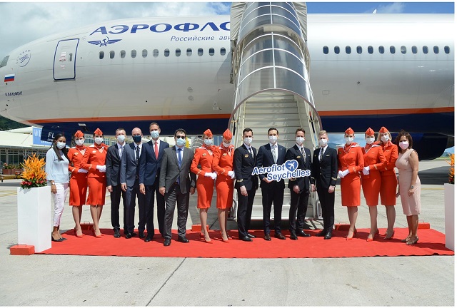 Russian airline Aeroflot lands in Seychelles – with tourists! – after 17-year hiatus