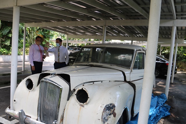 Return of a Princess: Seychelles’ first car to be restored to former glory