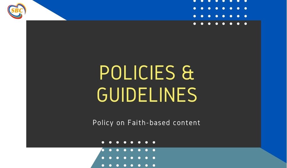 Policy on Faith-based Content