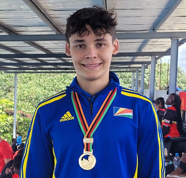 Seychelles wins 14 medals at Southern African swimming event