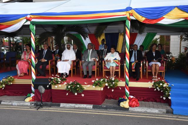 Seychelles’ National Day Parade resounds on the streets of Victoria
