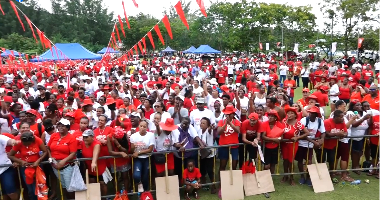 Parti ‘United Seychelles’ in fer son rally Baie St Anne Praslin sa ‘weekend’