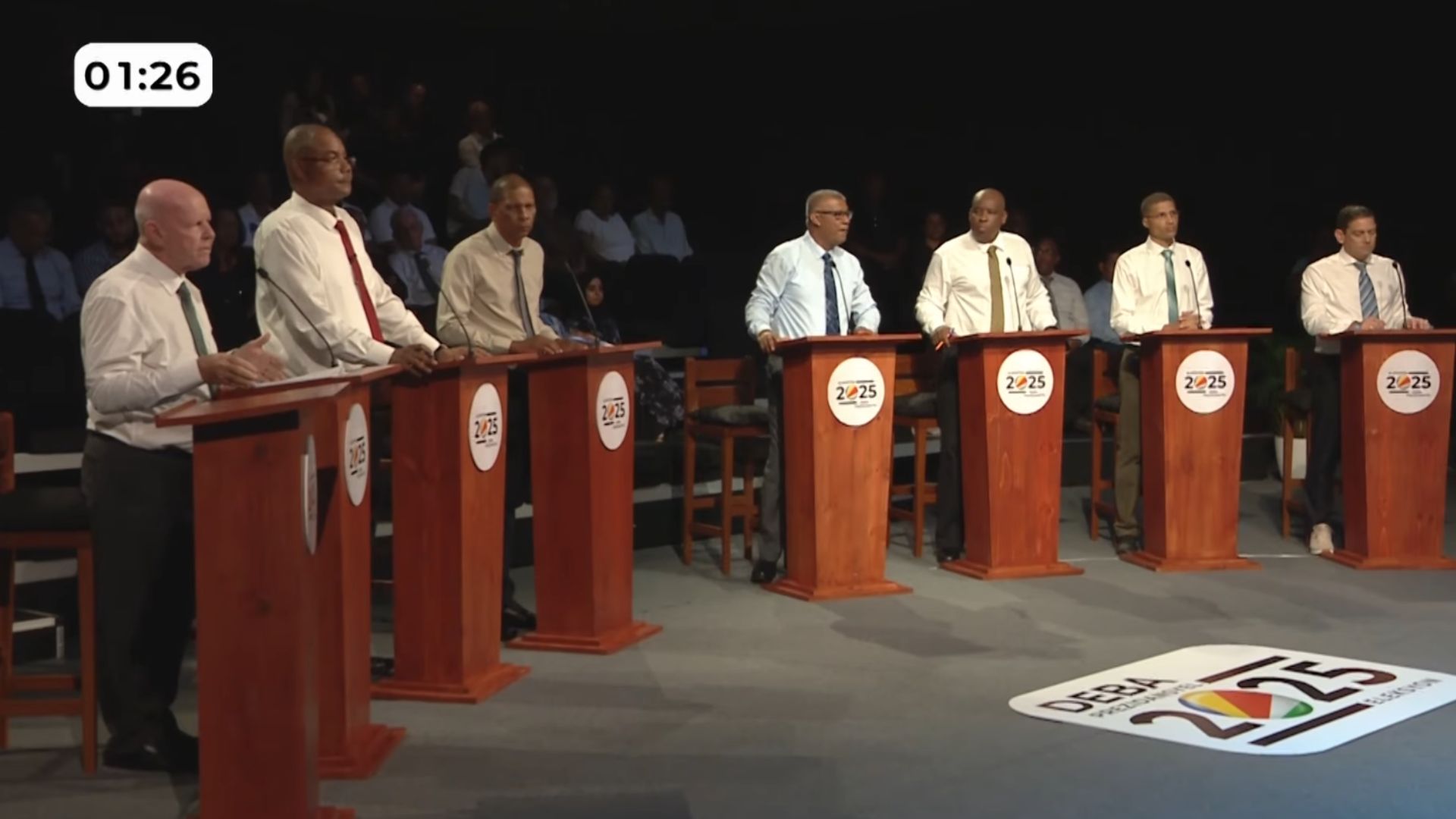 Premye Deba pour kandida Eleksyon Prezidansyel, bann kandida i dir ki zot satiste mannyer in deroule