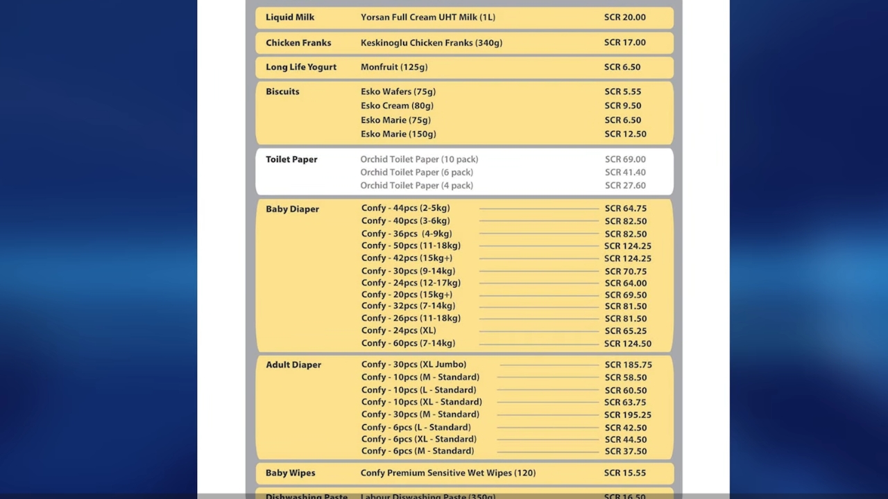 Minister Finans in travay lo en lenstriman legal pour aplik pri kontrol lo 28 komodite