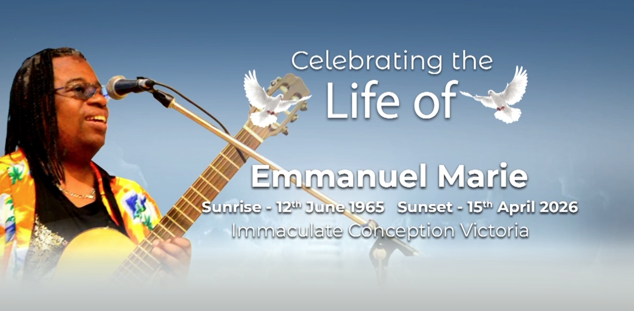 En gran nonm dimoun nal rann en dernyen omaz artis renonmen, Emmanuel Marie, ozordi.