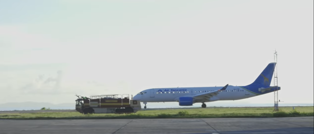 Air Tanzania  premye vol Sesel