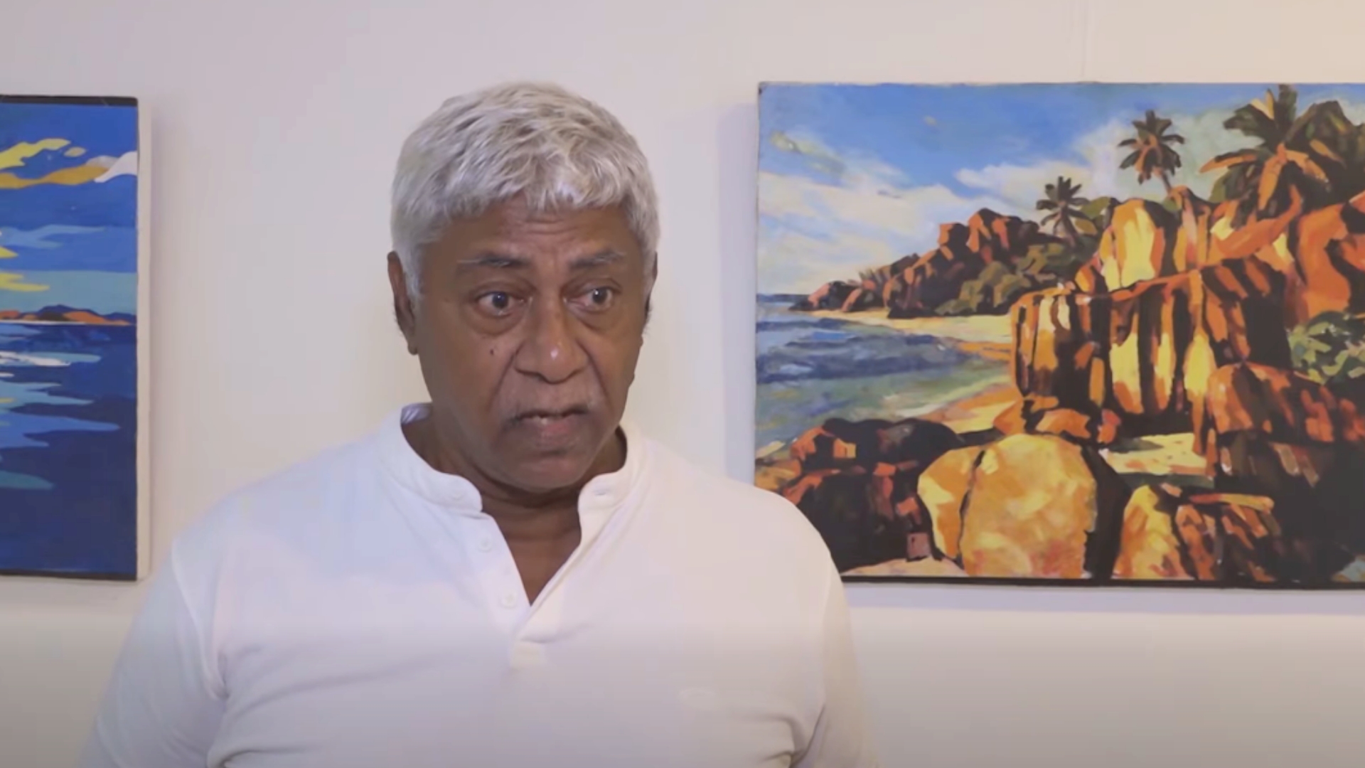 En 20enn tablo artis Justin Reddy i an egzibit pour sa prosen de semenn.
